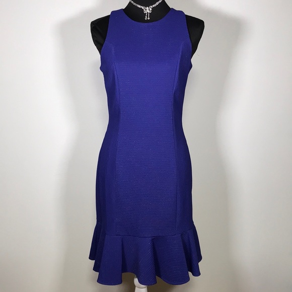 Gabby Skye Purple Sparkle Dress Sz 6 - Picture 2 of 10